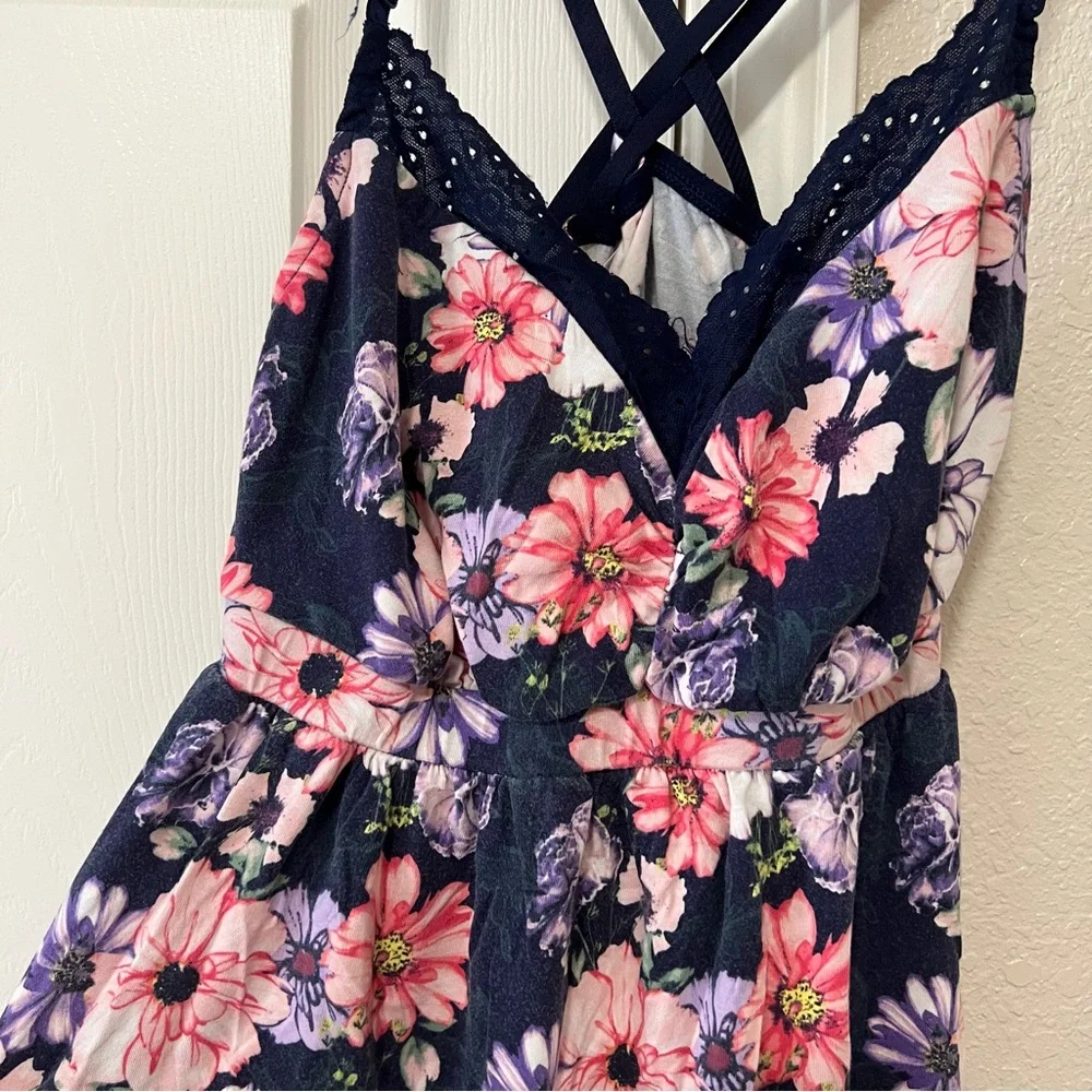 Women’s Cacique Floral and Lace Night Dress - size 10/12